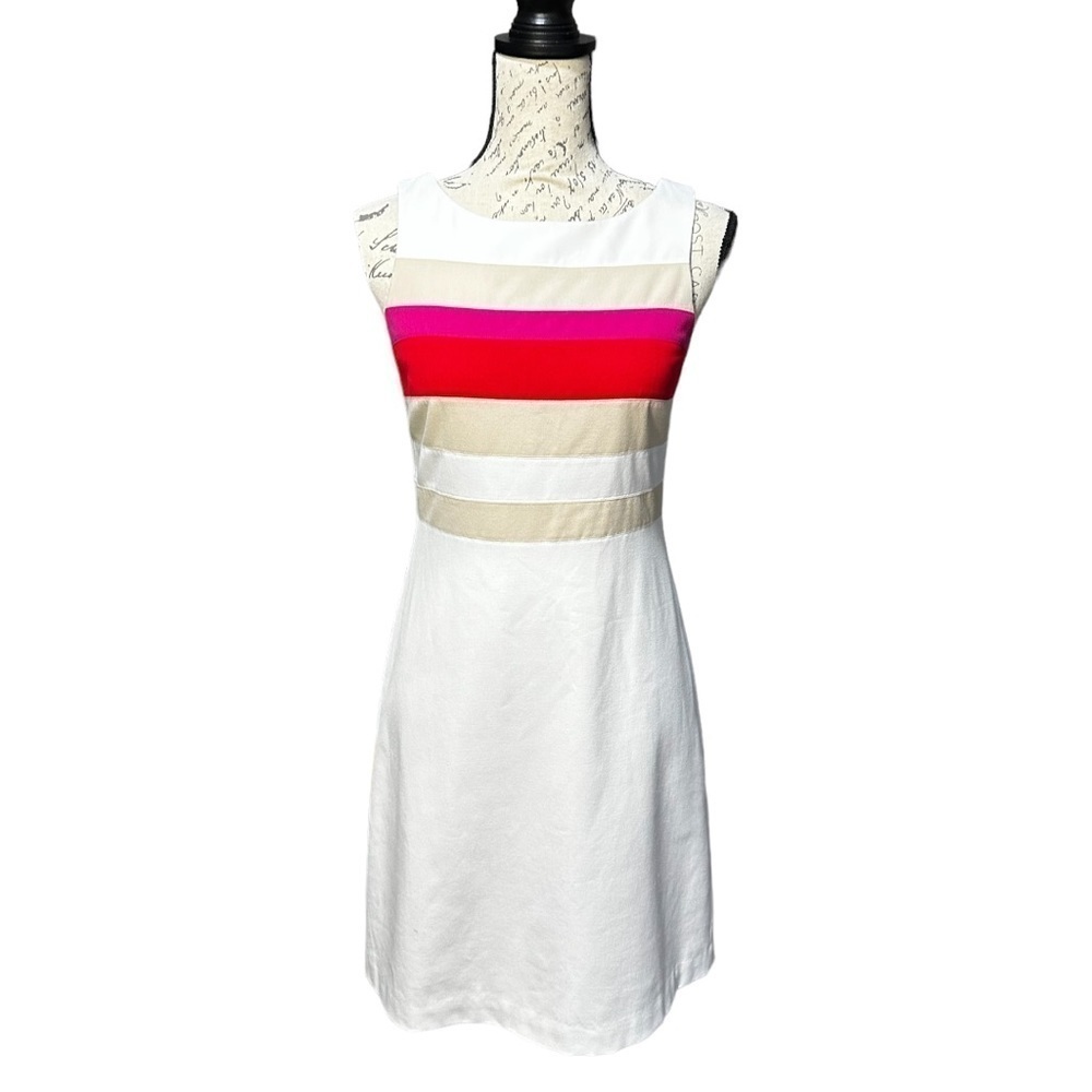 WHBM Color Block Sheath Dress Size 0